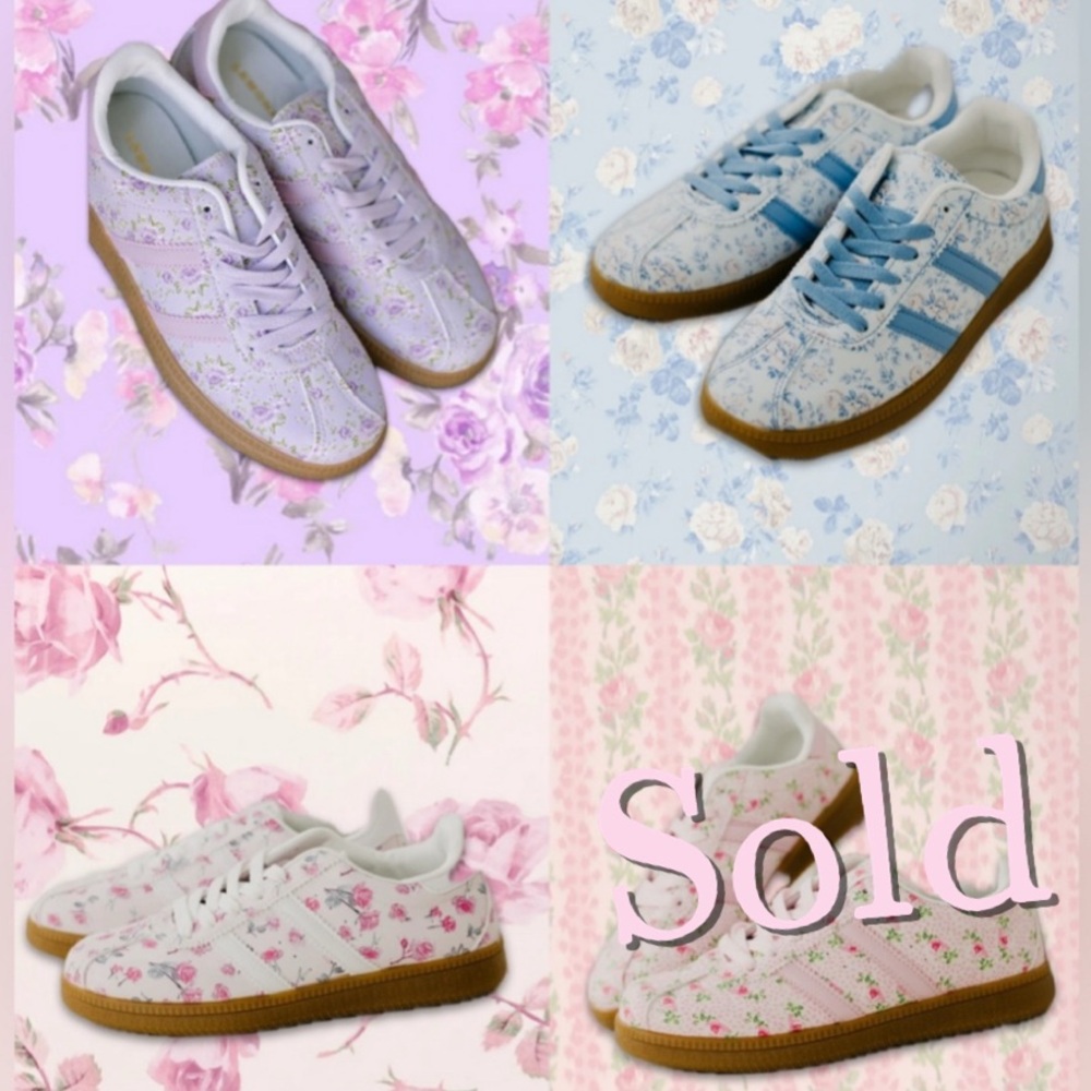 Heirloom Floral Sneakers Size 9 3 Pair Set